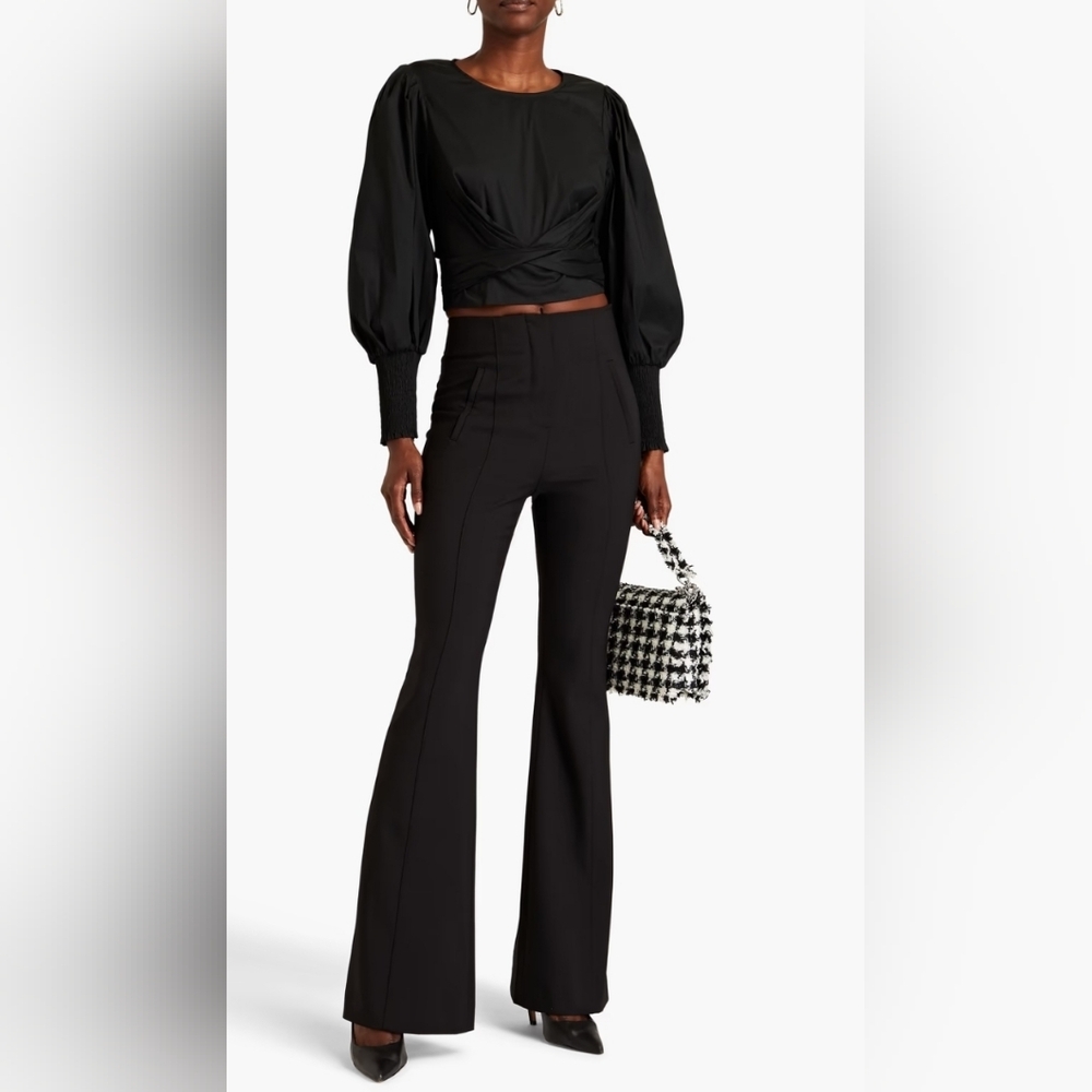 Veronica Beard Nyla Blouse Top in Black Size 2 / Pre-loved